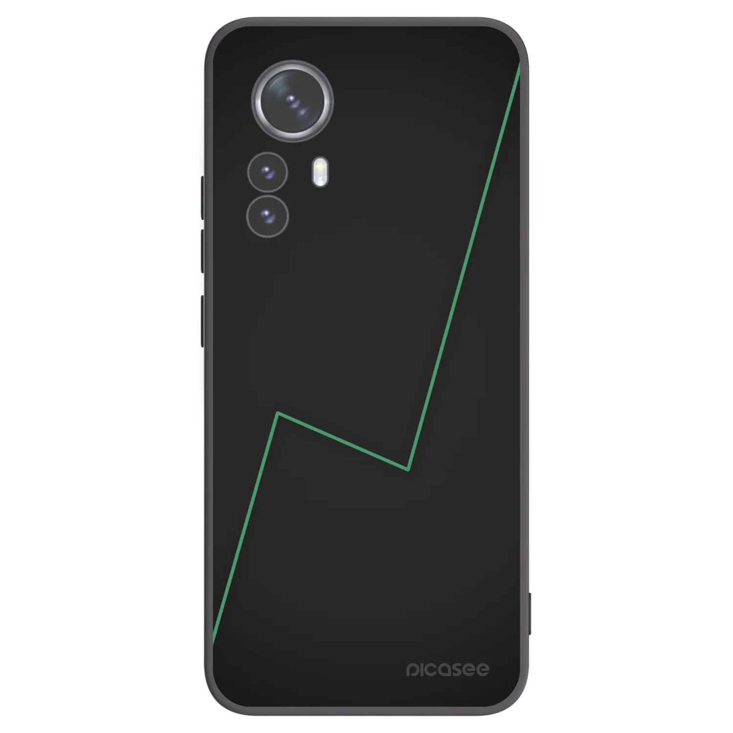 Picasee silikónový čierny obal pre Xiaomi 12 Pro - Consistency