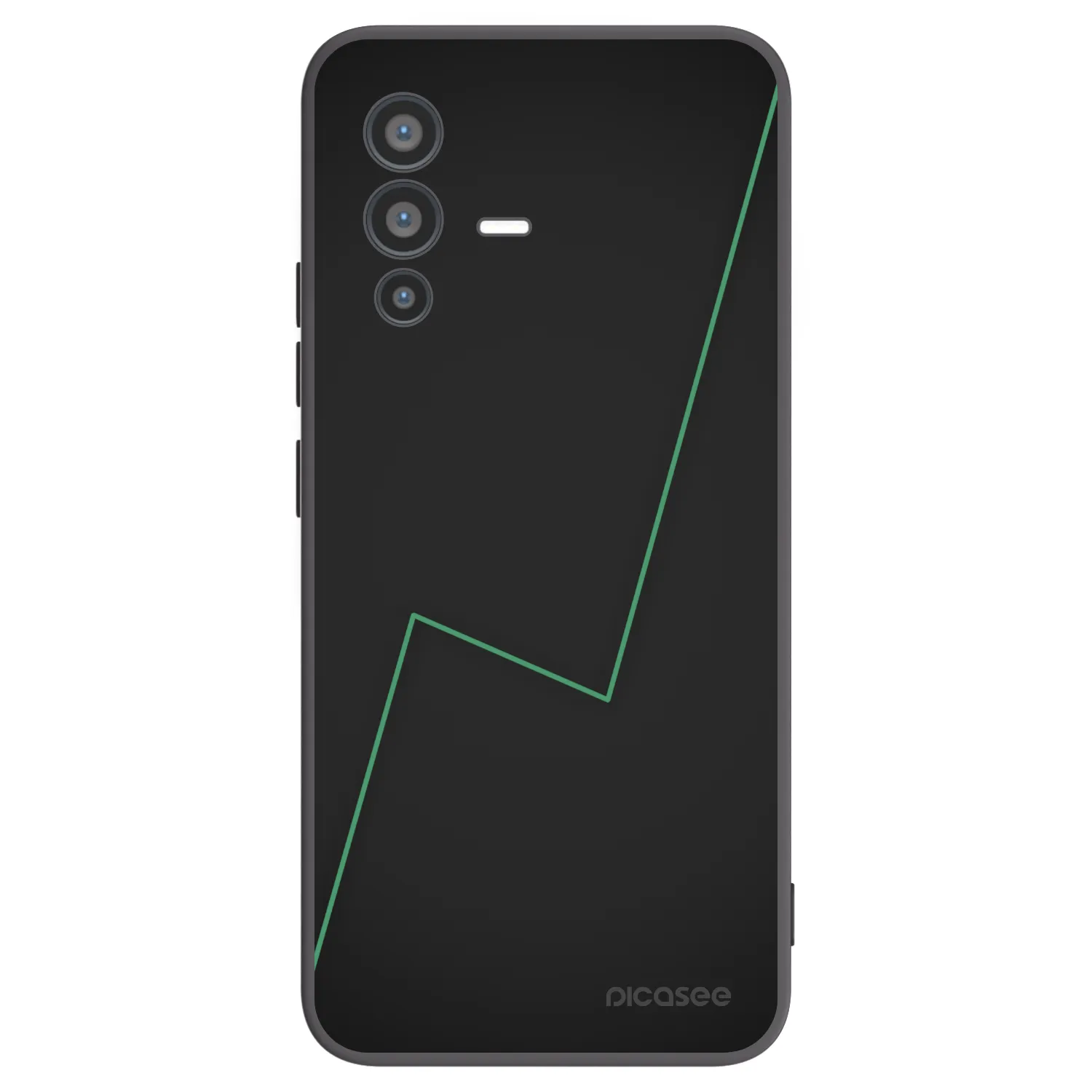 Picasee silikónový čierny obal pre Vivo V23 5G - Consistency