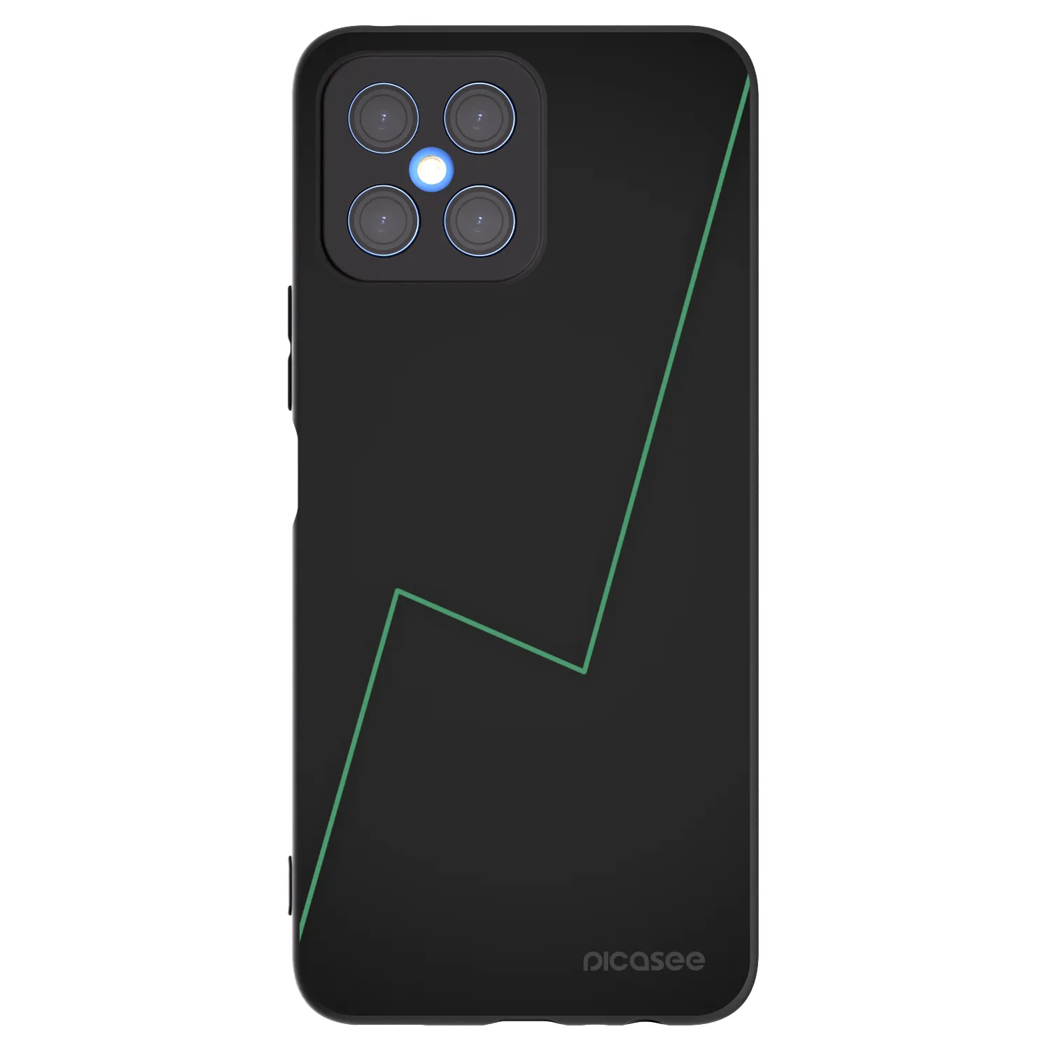 Picasee silikónový čierny obal pre Honor X8 4G - Consistency
