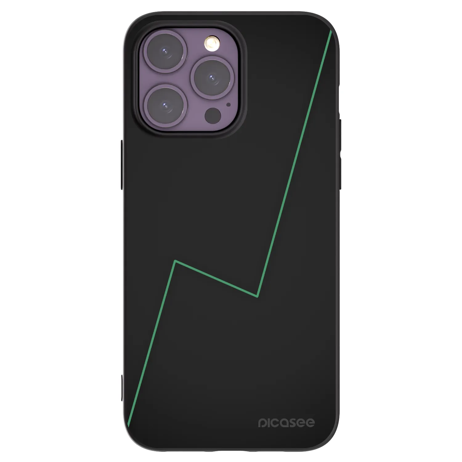 Picasee silikónový čierny obal pre Apple iPhone 14 Pro Max - Consistency