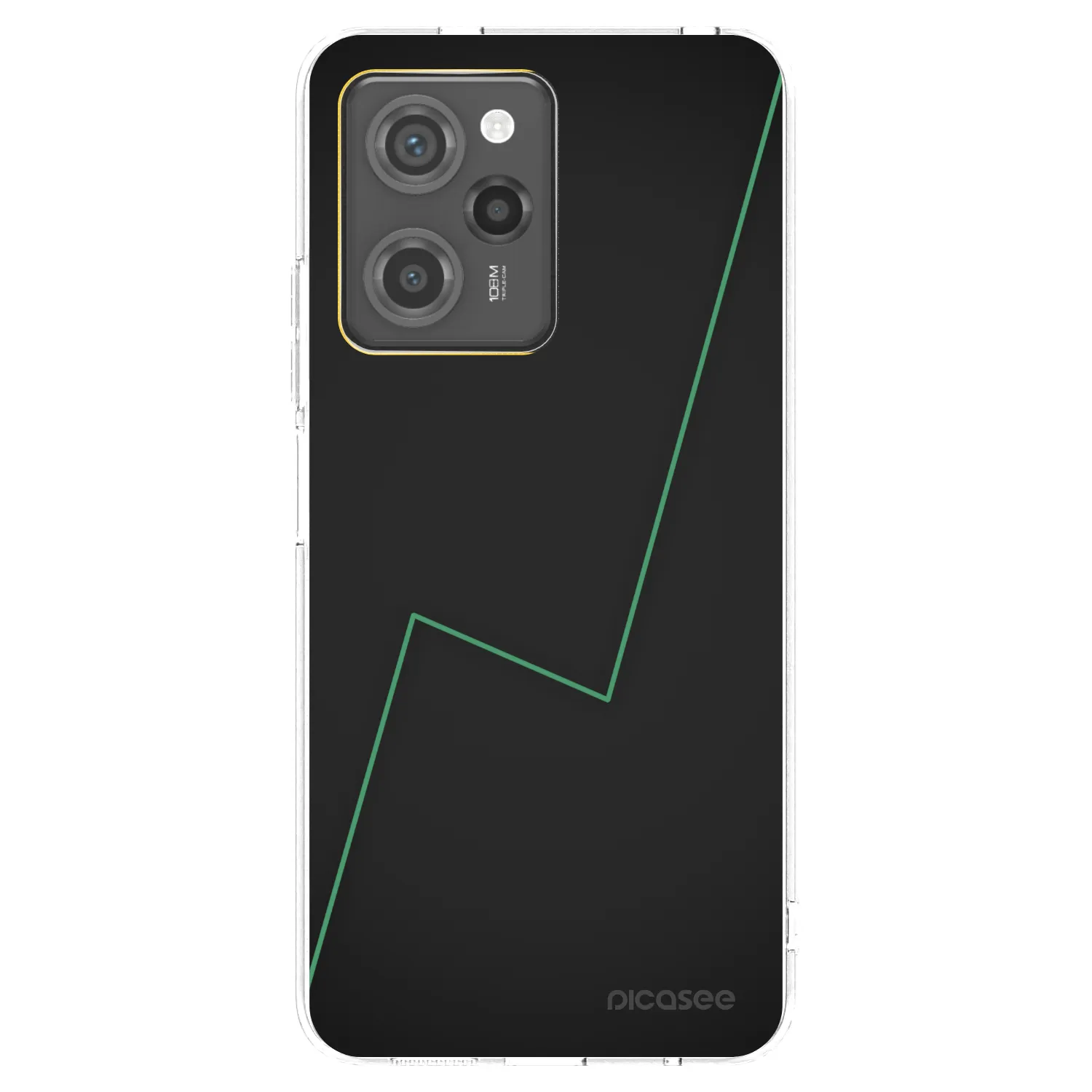 Picasee silikónový čierny obal pre Xiaomi Poco X5 Pro - Consistency