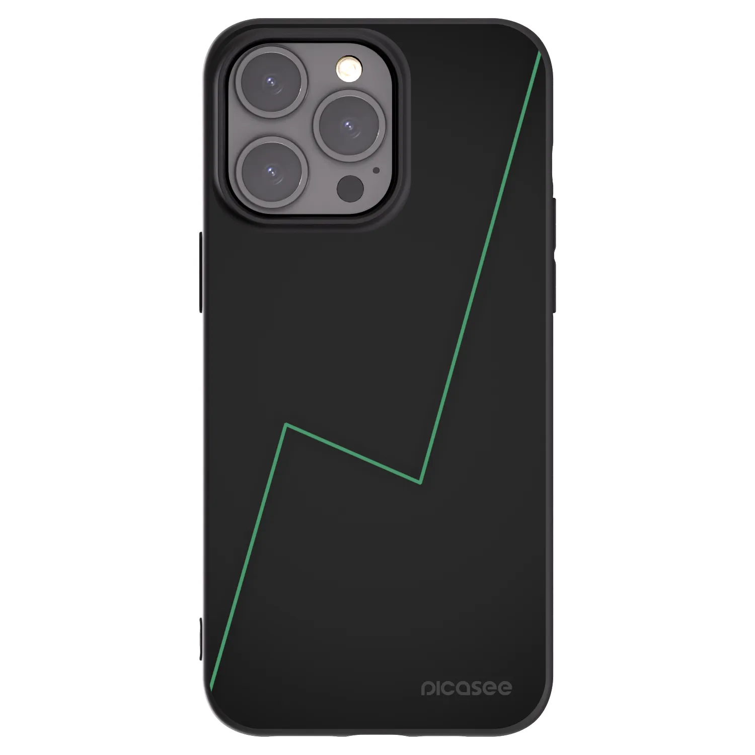 Picasee silikónový čierny obal pre Apple iPhone 15 Pro Max - Consistency