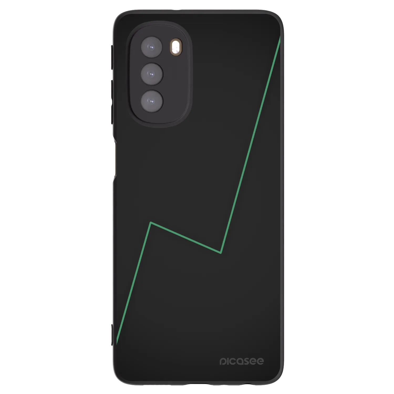 Picasee silikónový čierny obal pre Motorola Moto G51 - Consistency