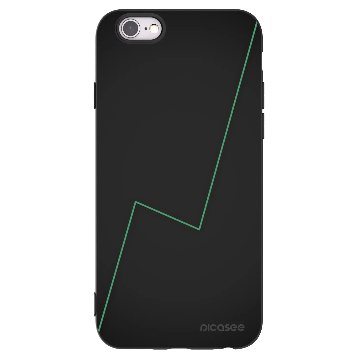 Picasee silikónový čierny obal pre Apple iPhone 6/6S - Consistency