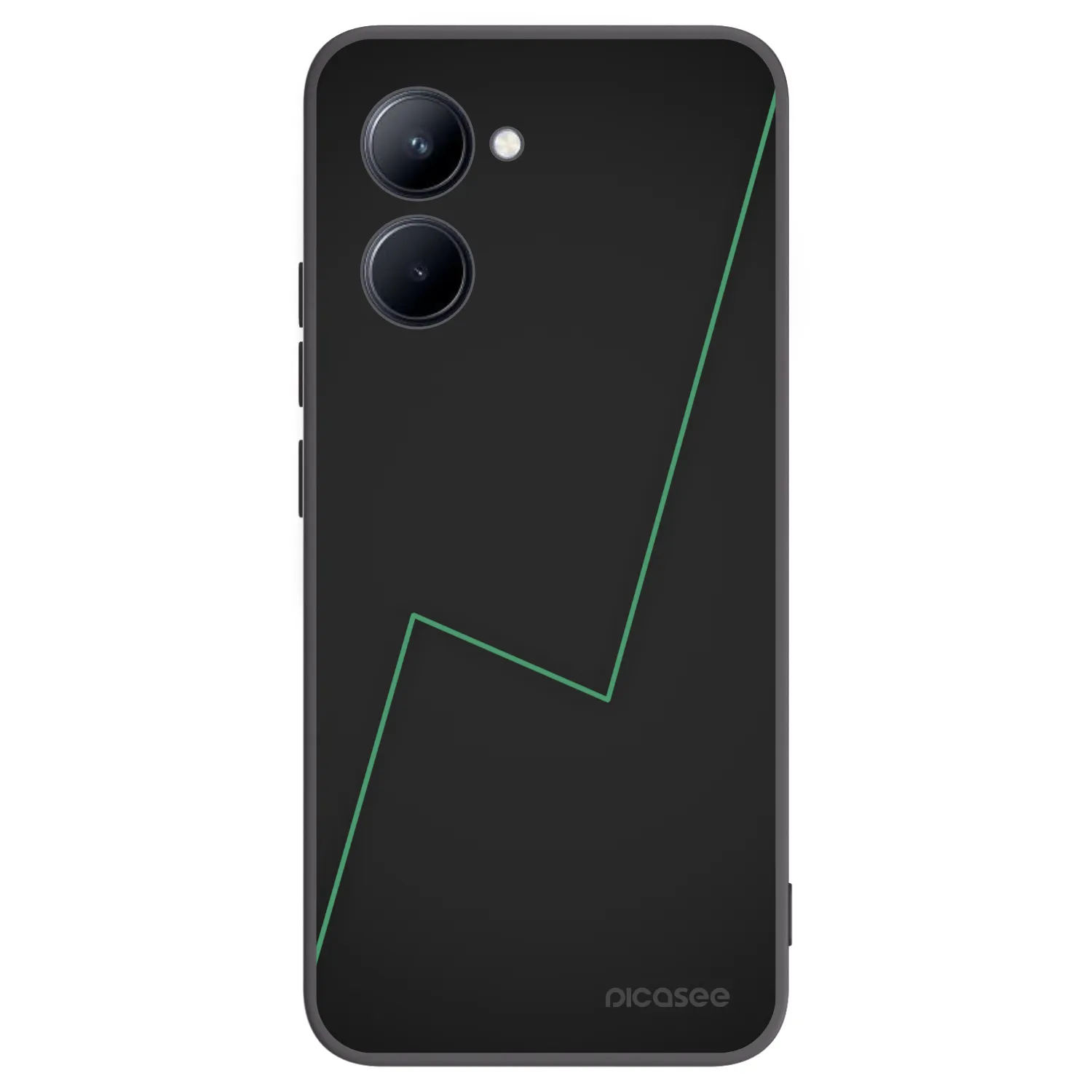 Picasee silikónový čierny obal pre Realme C33 (2023) - Consistency