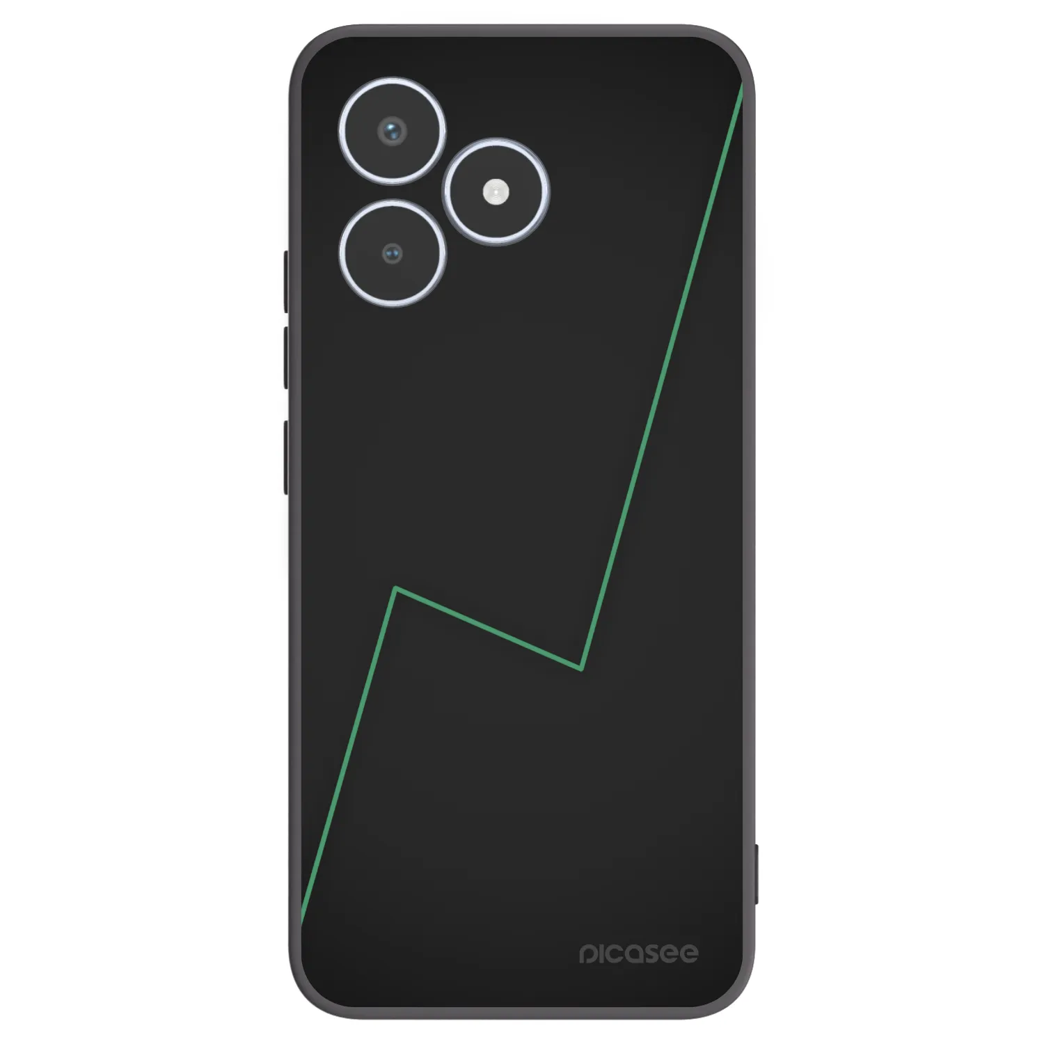 Picasee silikónový čierny obal pre Realme C53 - Consistency