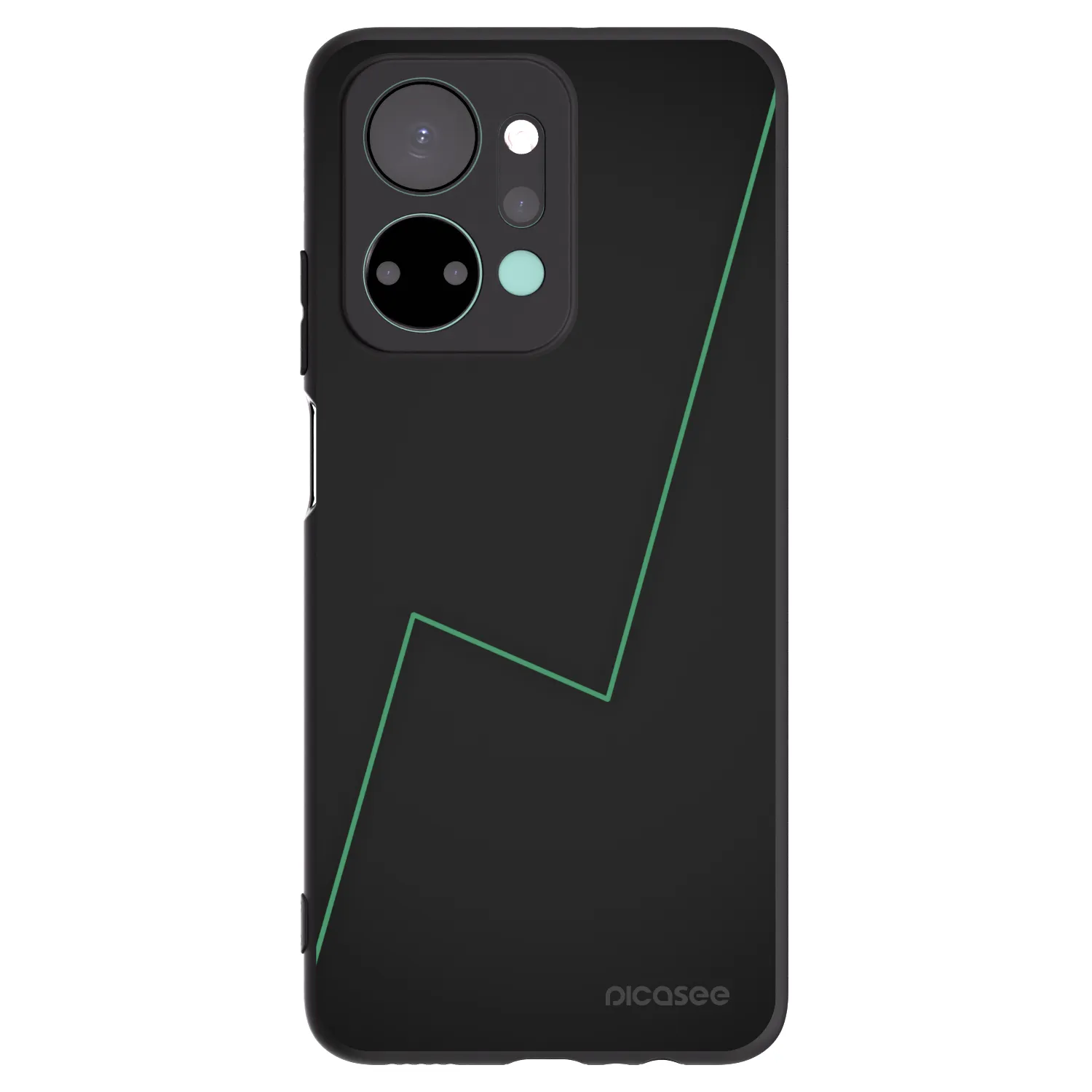Picasee silikónový čierny obal pre Honor X7a - Consistency