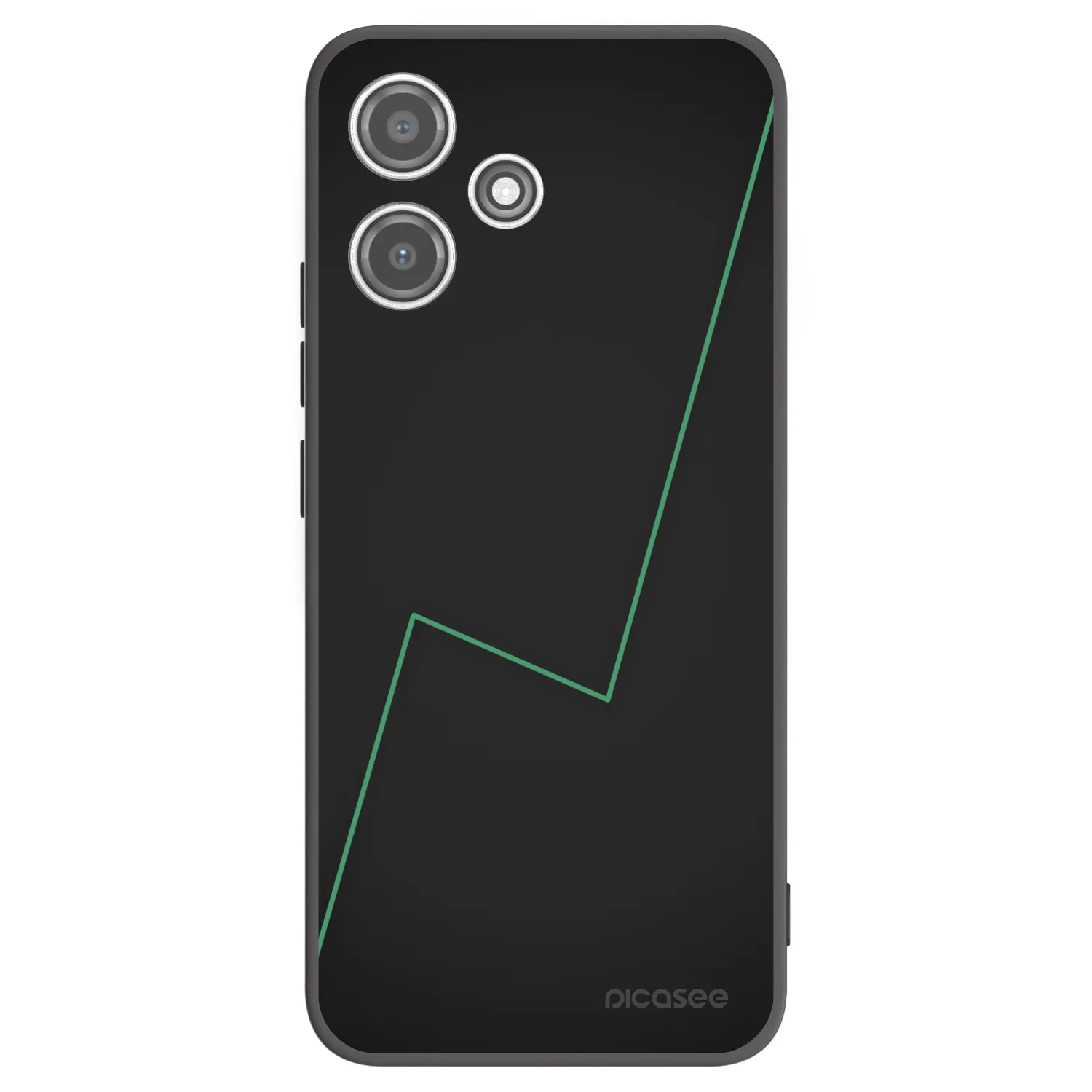Picasee silikónový čierny obal pre Xiaomi Redmi 12 5G - Consistency