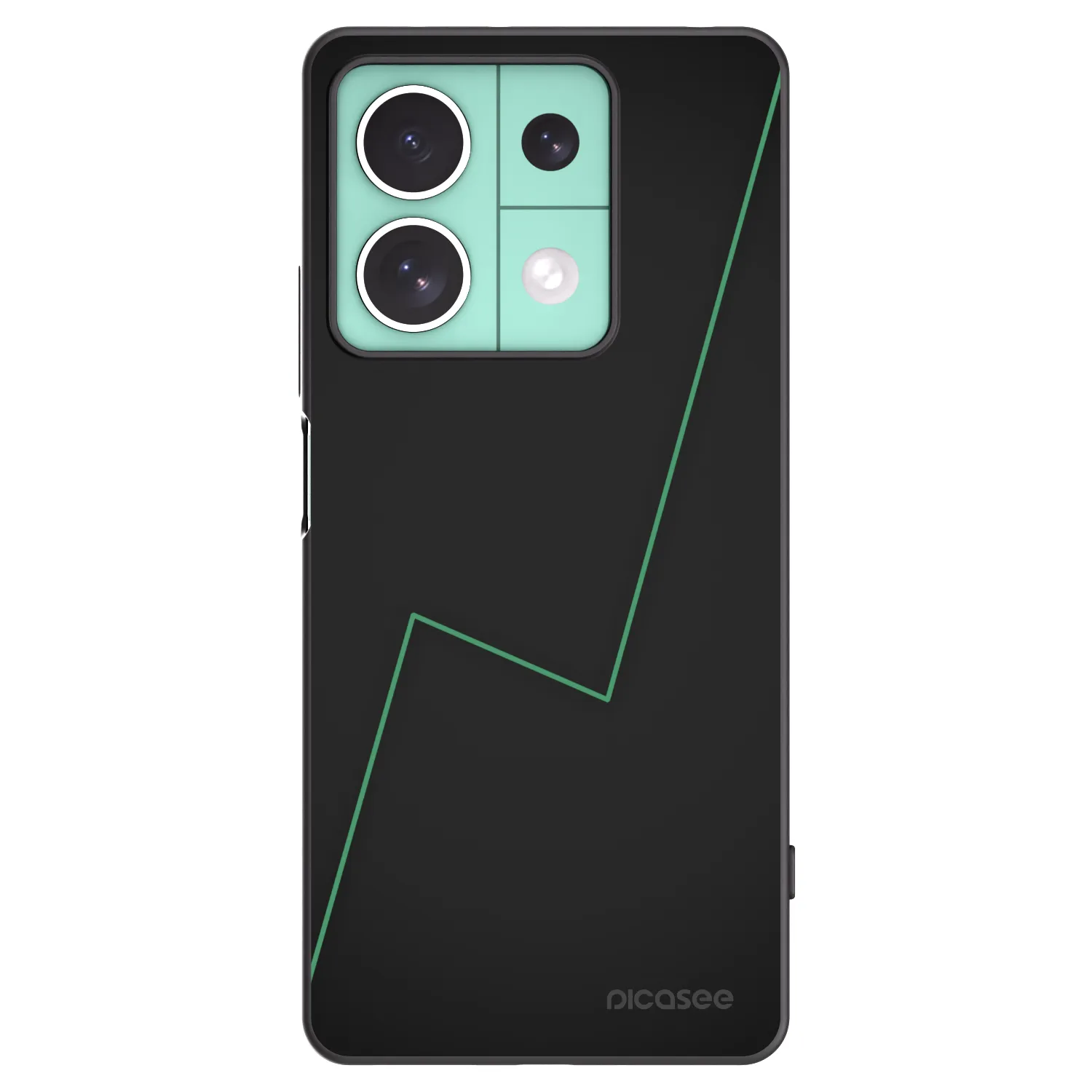 Picasee silikónový čierny obal pre Xiaomi Redmi Note 13 5G - Consistency