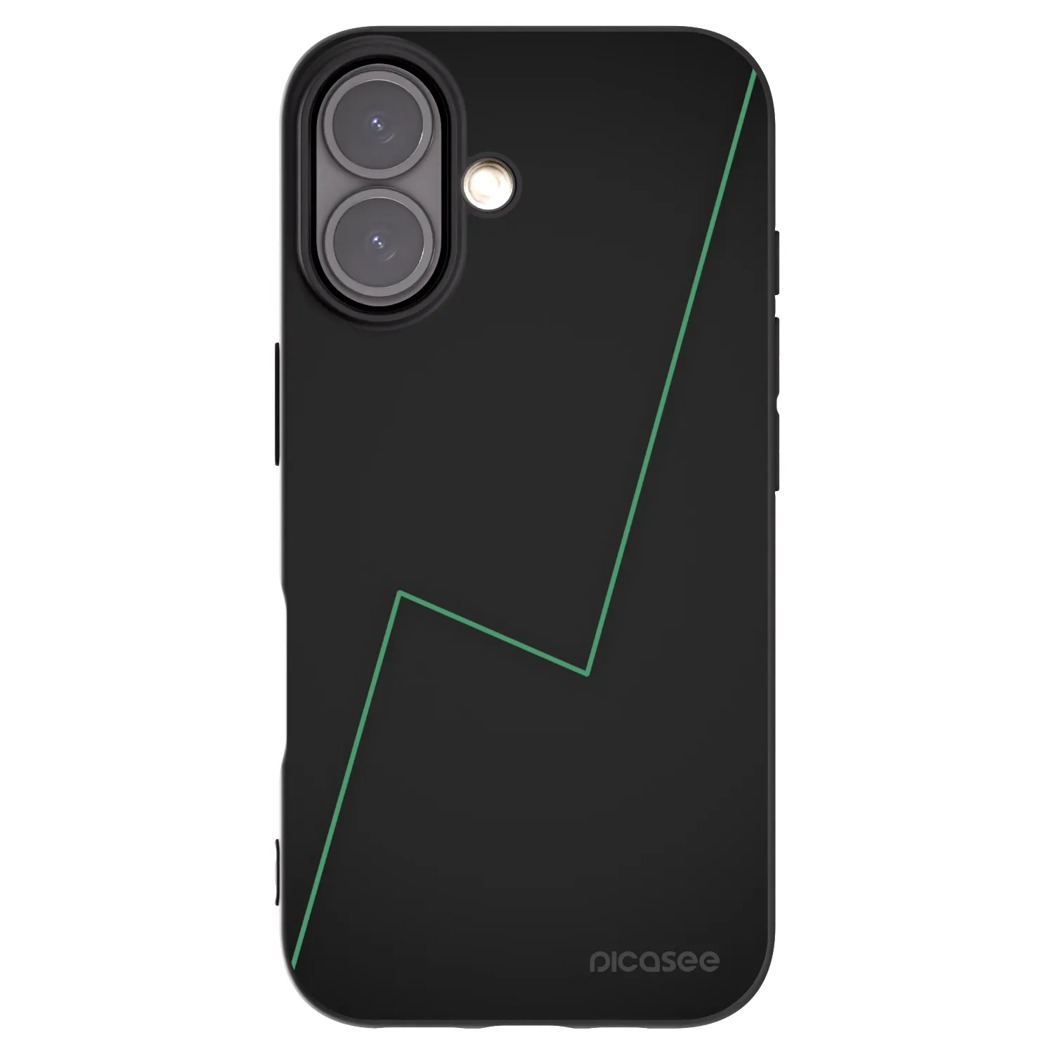 Silikónový čierny obal pre Apple iPhone 16 - Consistency