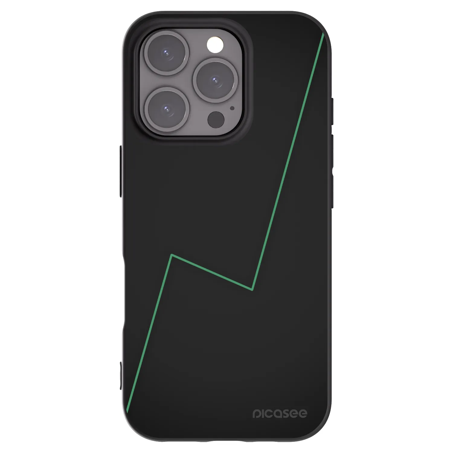 Silikónový čierny obal pre Apple iPhone 16 Pro - Consistency