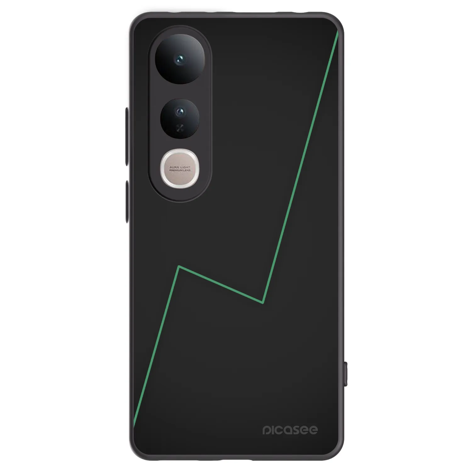 Picasee silikónový čierny obal pre Vivo V50 Lite 5G - Consistency