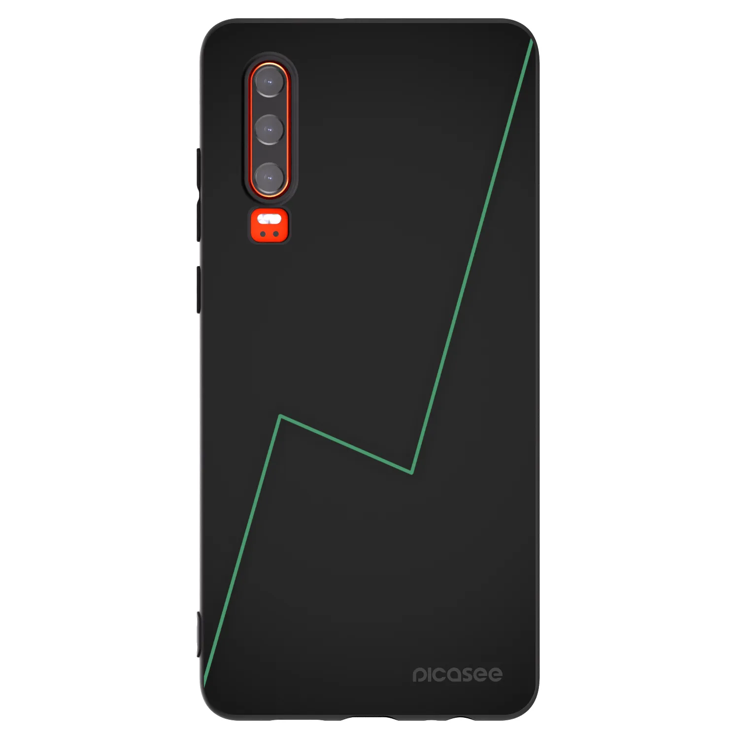 Picasee silikónový čierny obal pre Huawei P30 - Consistency