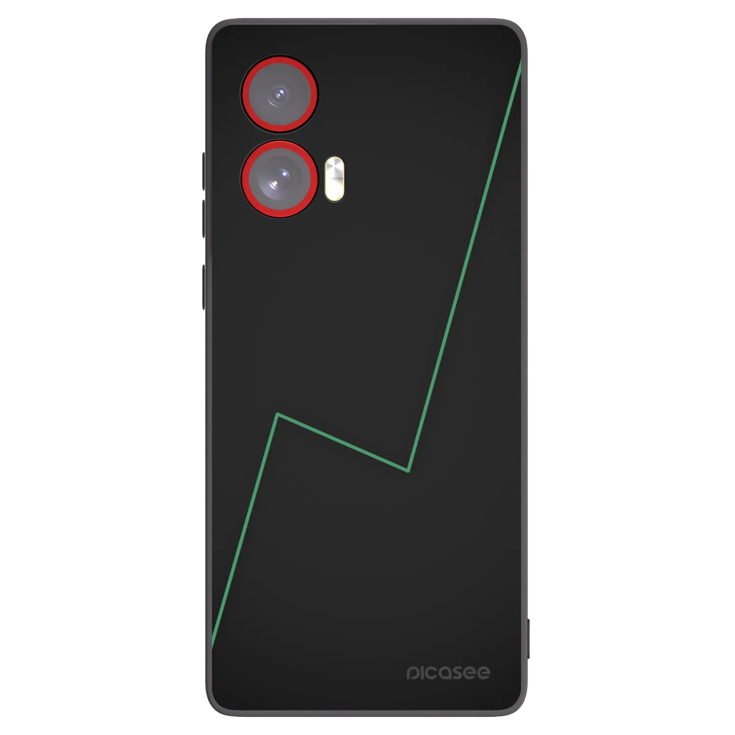 Silikónový čierny obal pre Motorola Edge 50 Fusion - Consistency