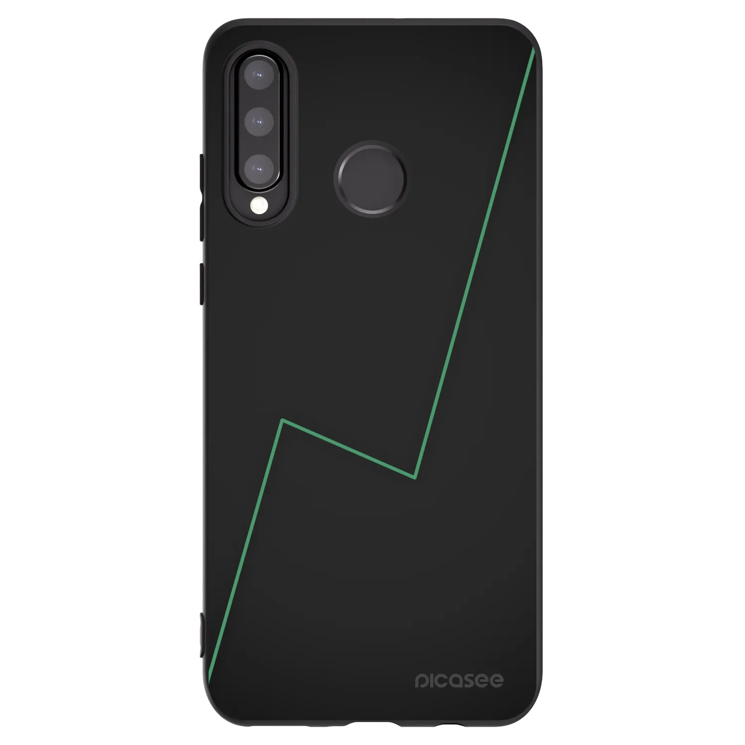 Picasee silikónový čierny obal pre Huawei P30 Lite - Consistency