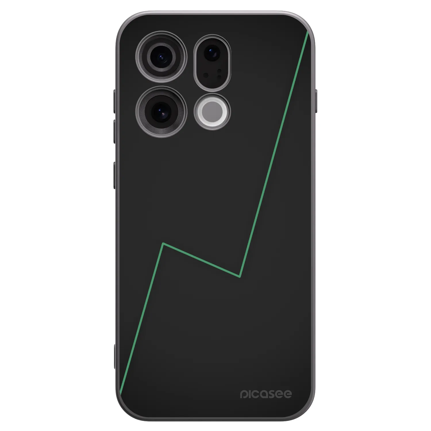 Picasee silikónový čierny obal pre OPPO Find X9 - Consistency