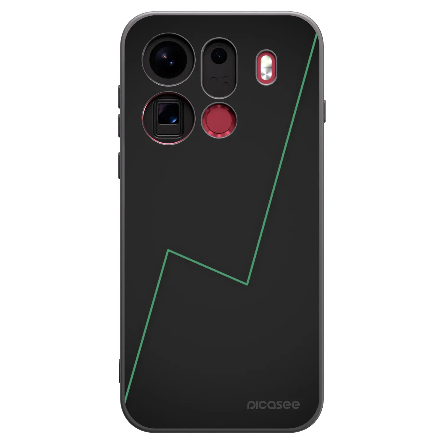 Picasee silikónový čierny obal pre OPPO Find X9 Pro - Consistency