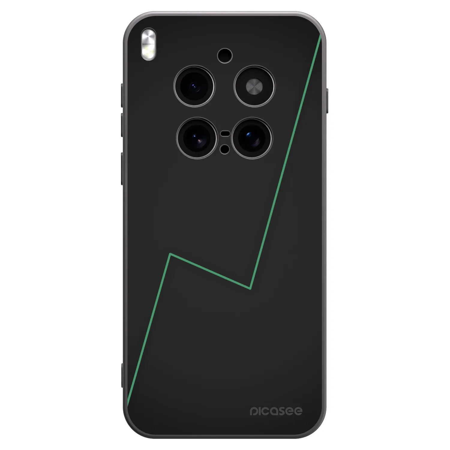 Picasee silikónový čierny obal pre Vivo X300 Pro - Consistency