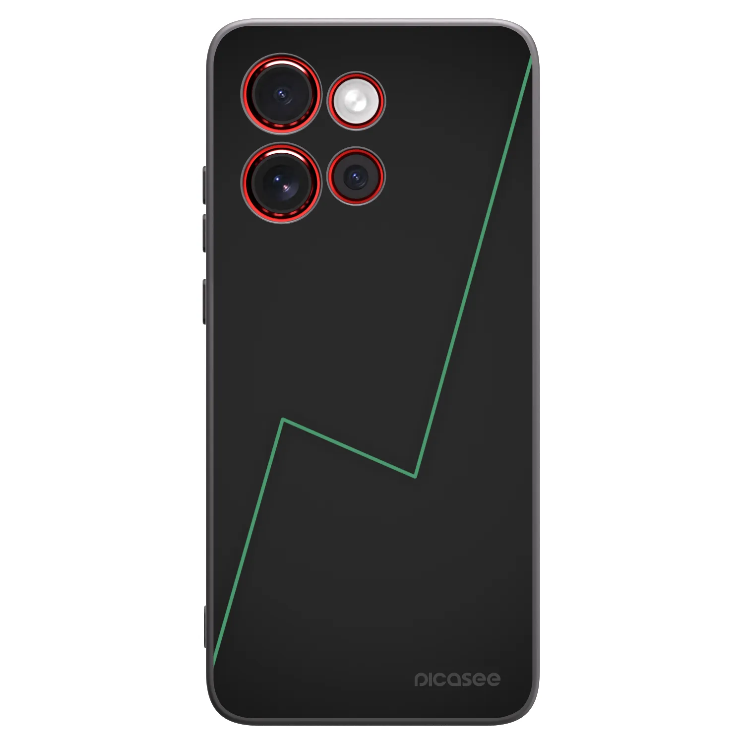 Picasee silikónový čierny obal pre Motorola Edge 60 Neo 5G - Consistency