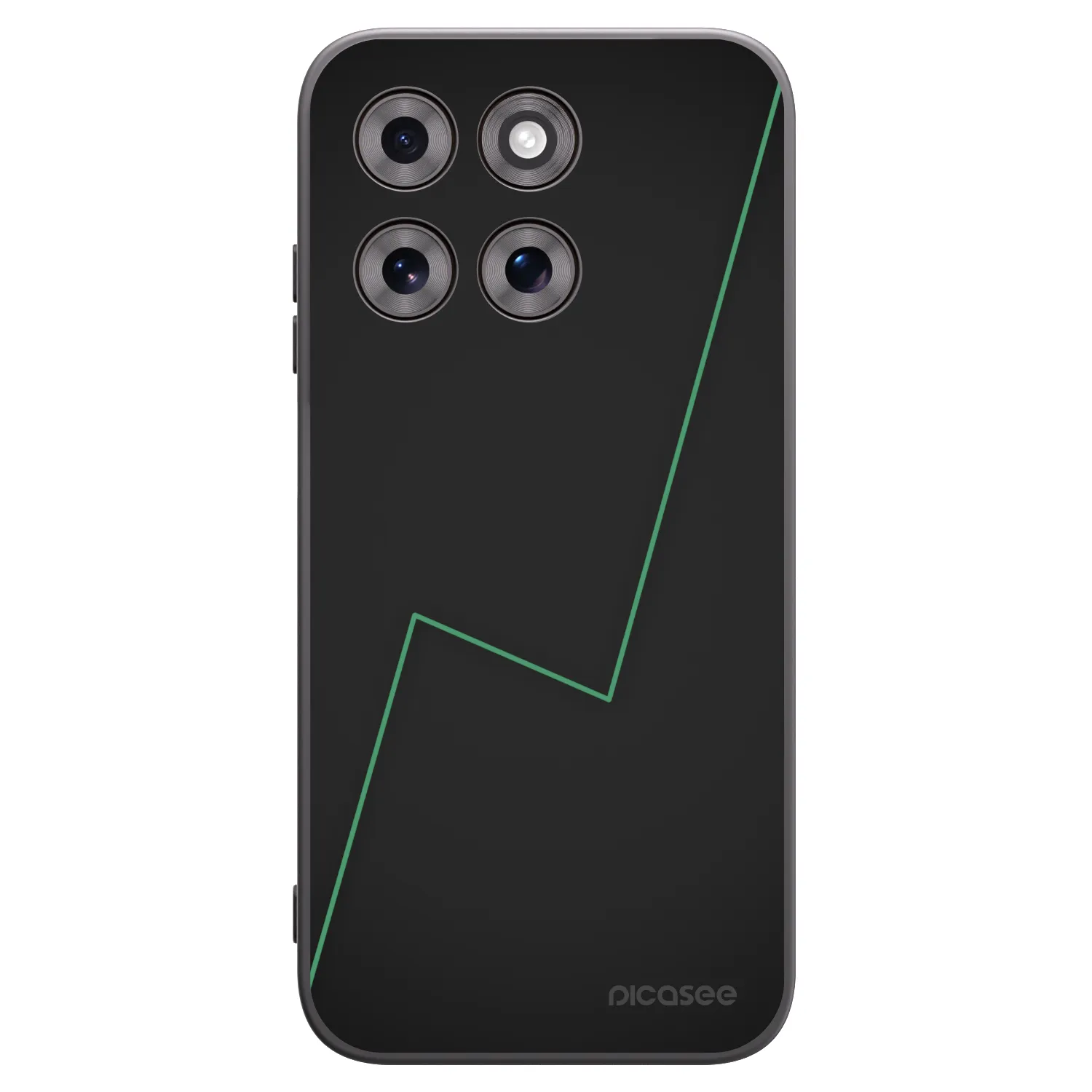Picasee silikónový čierny obal pre Motorola Moto G77 - Consistency