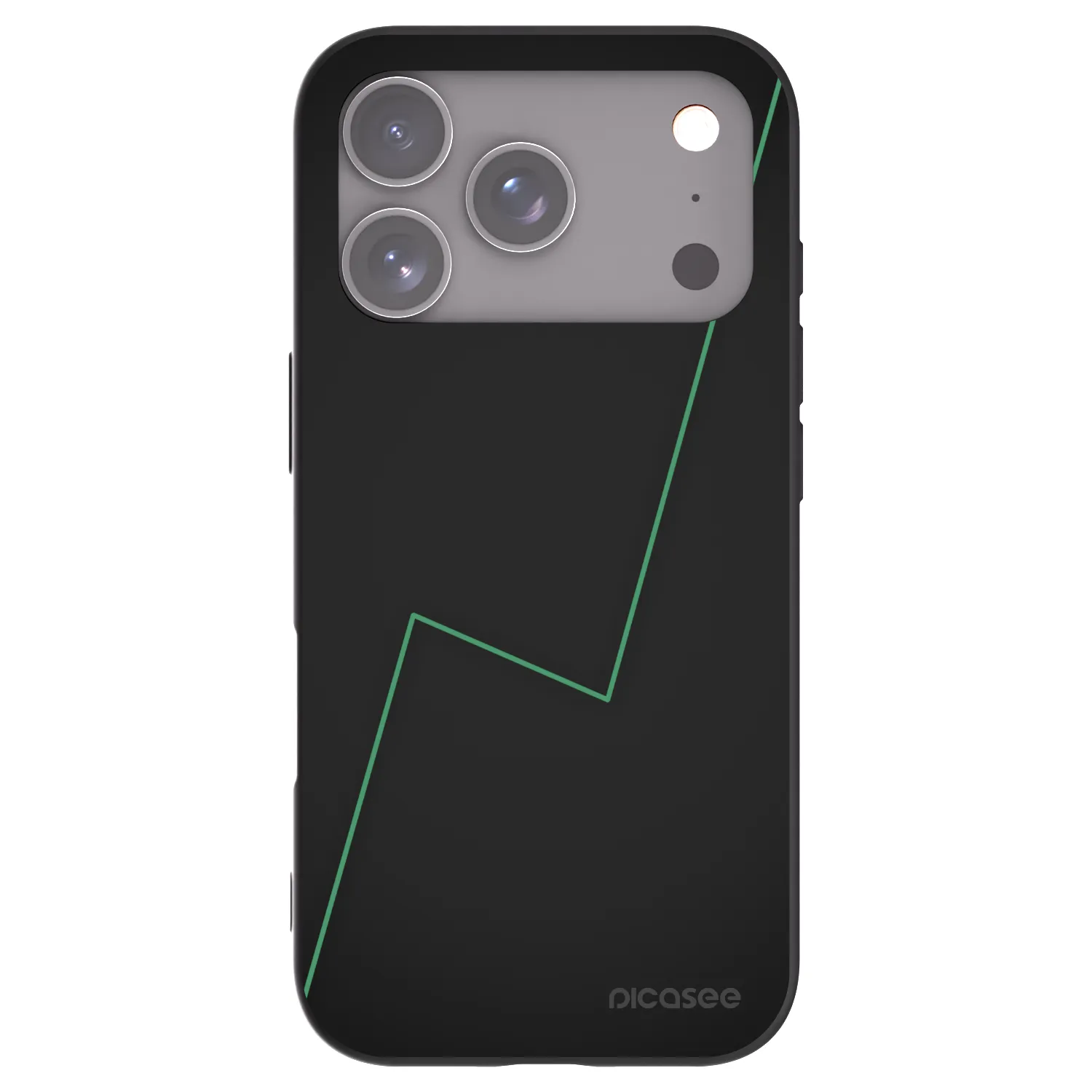 Picasee silikónový čierny obal pre Apple iPhone 18 Pro - Consistency