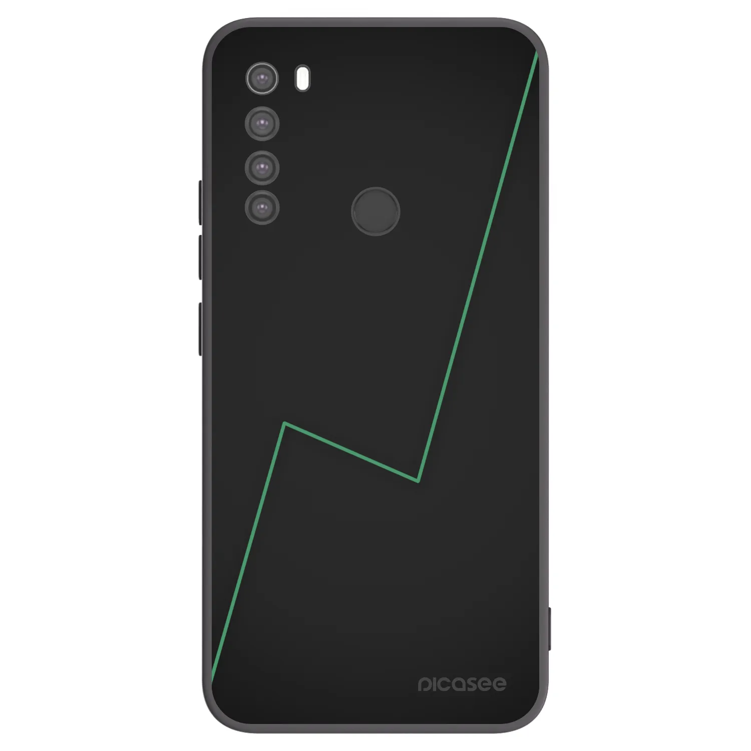 Picasee silikónový čierny obal pre Xiaomi Redmi Note 8 - Consistency