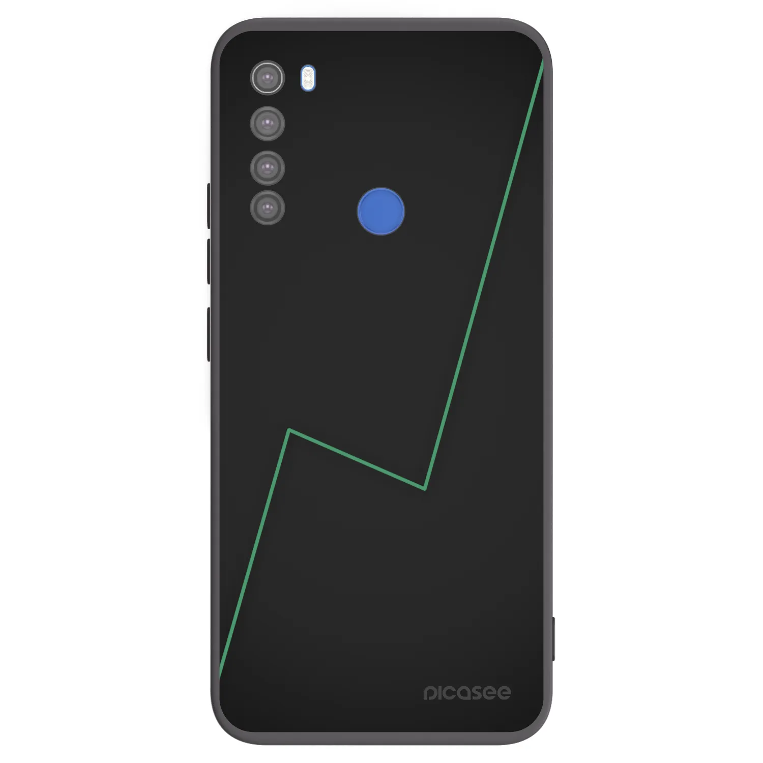 Picasee silikónový čierny obal pre Xiaomi Redmi Note 8T - Consistency