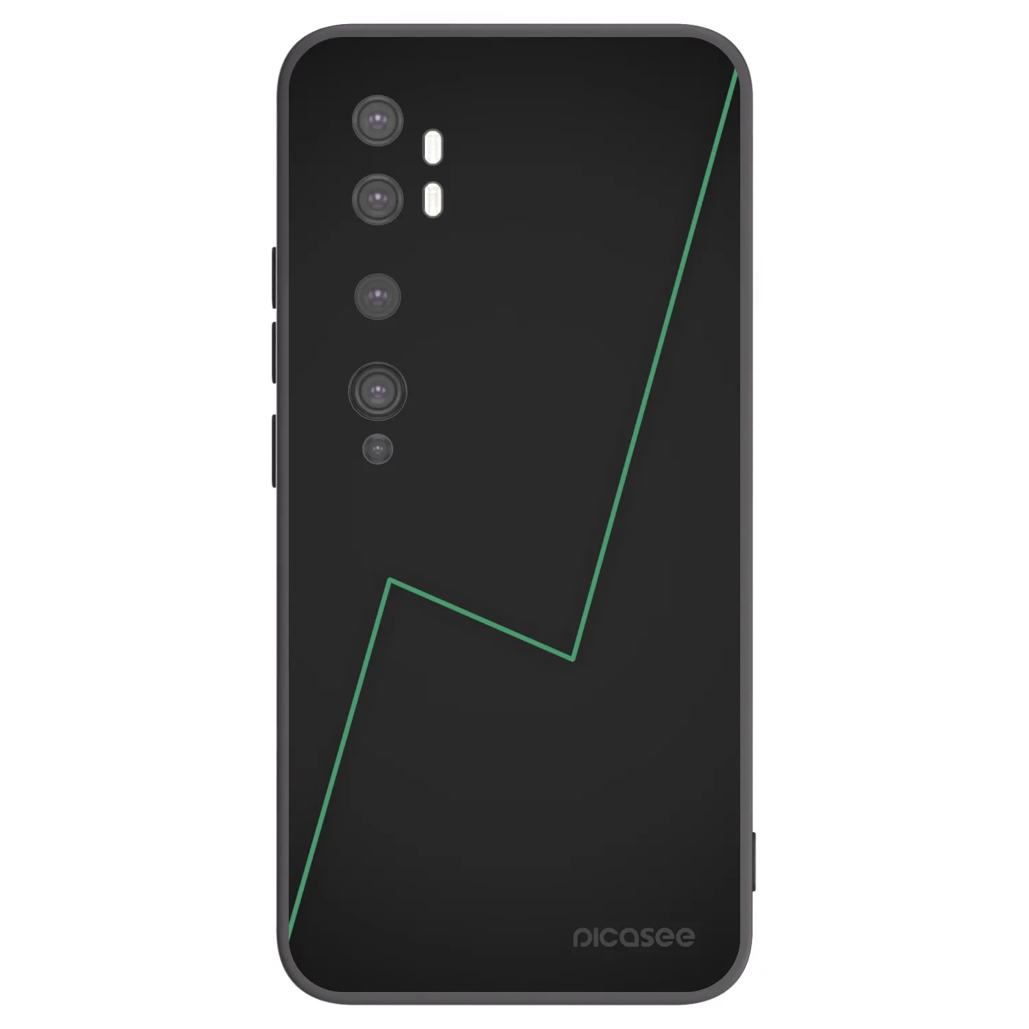 Picasee silikónový čierny obal pre Xiaomi Mi Note 10 (Pro) - Consistency
