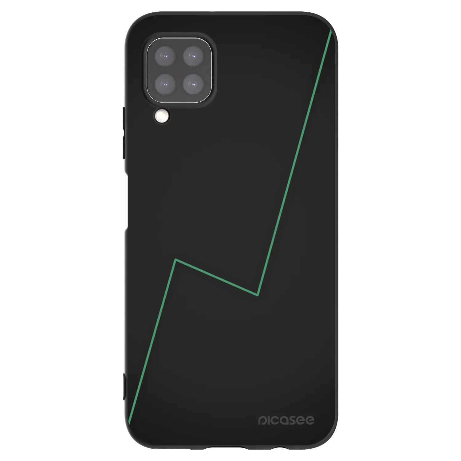 Picasee silikónový čierny obal pre Huawei P40 Lite - Consistency