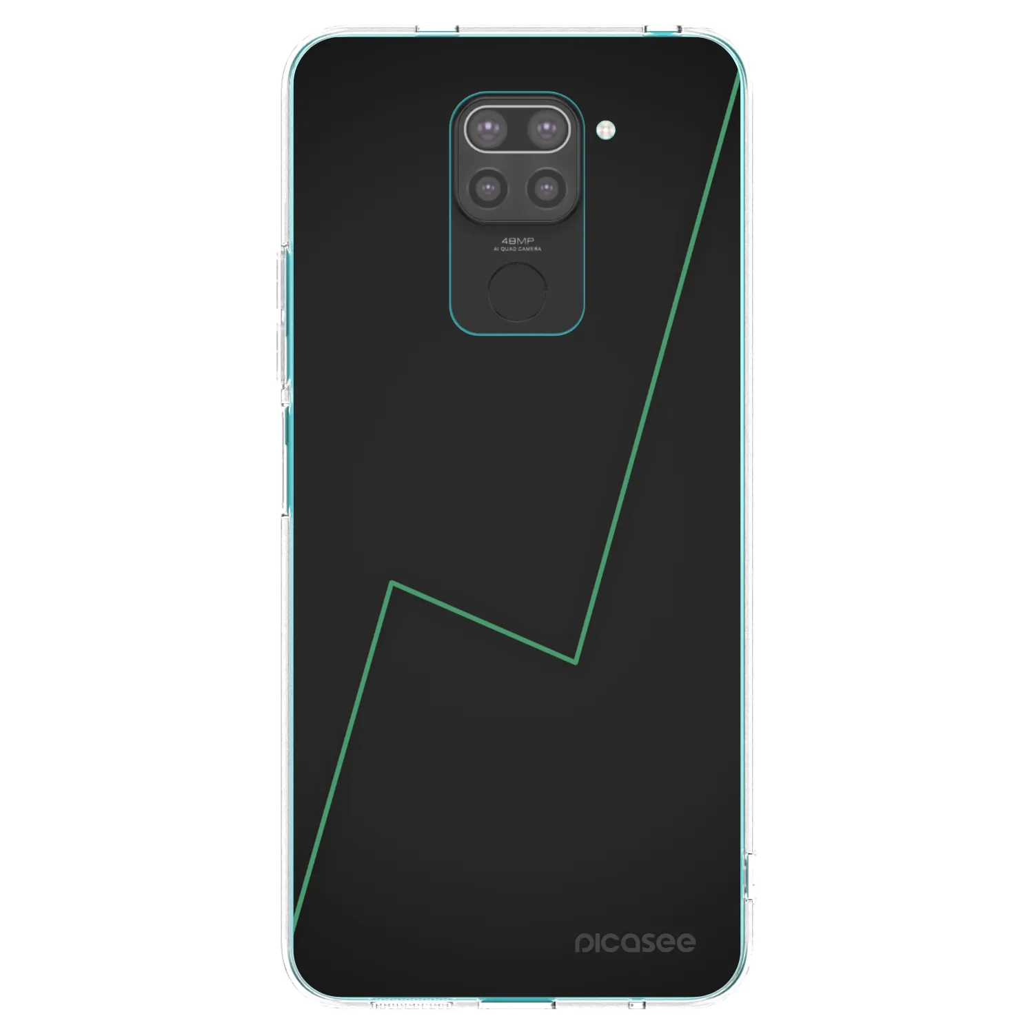 Picasee silikónový čierny obal pre Xiaomi Redmi Note 9 - Consistency