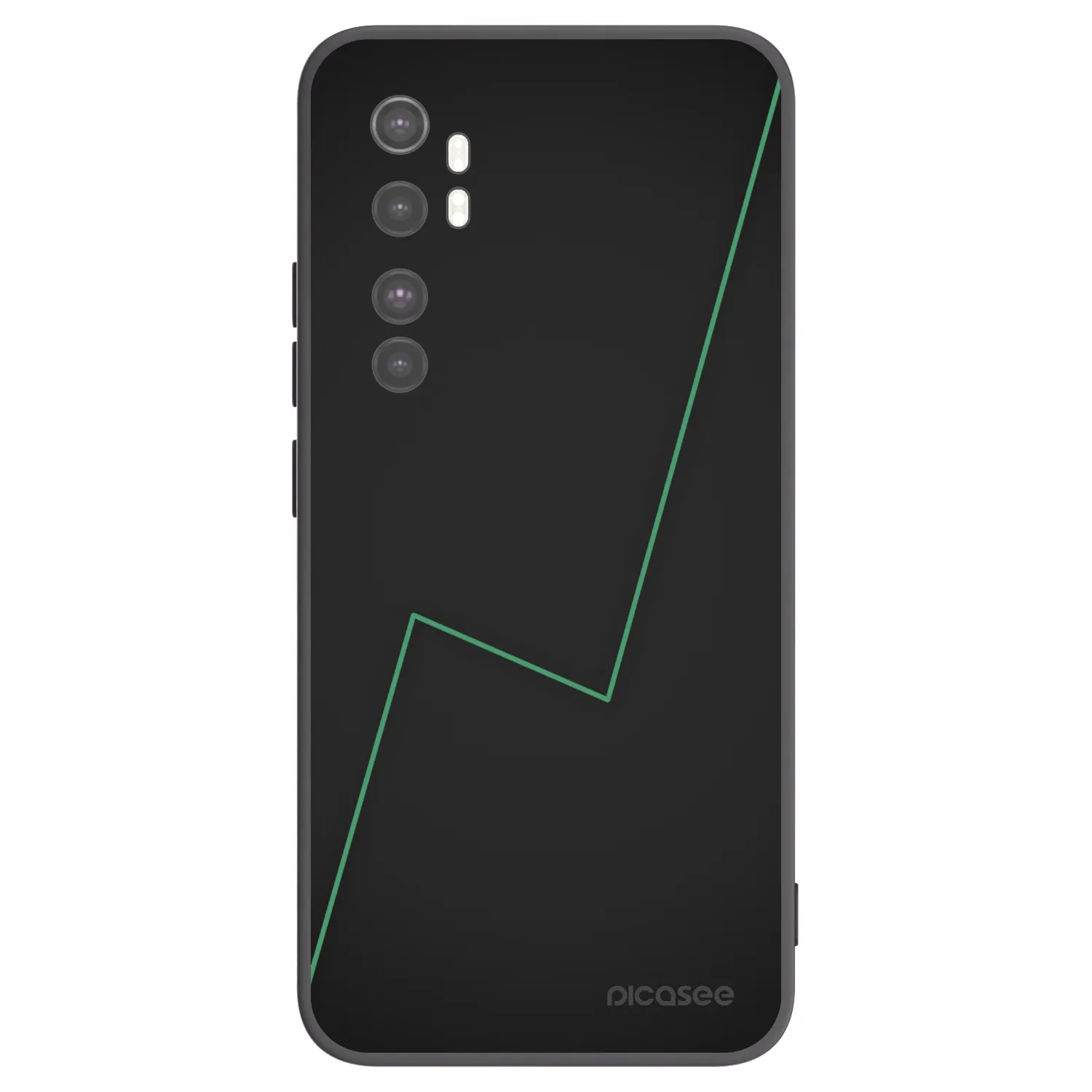 Picasee silikónový čierny obal pre Xiaomi Mi Note 10 Lite - Consistency