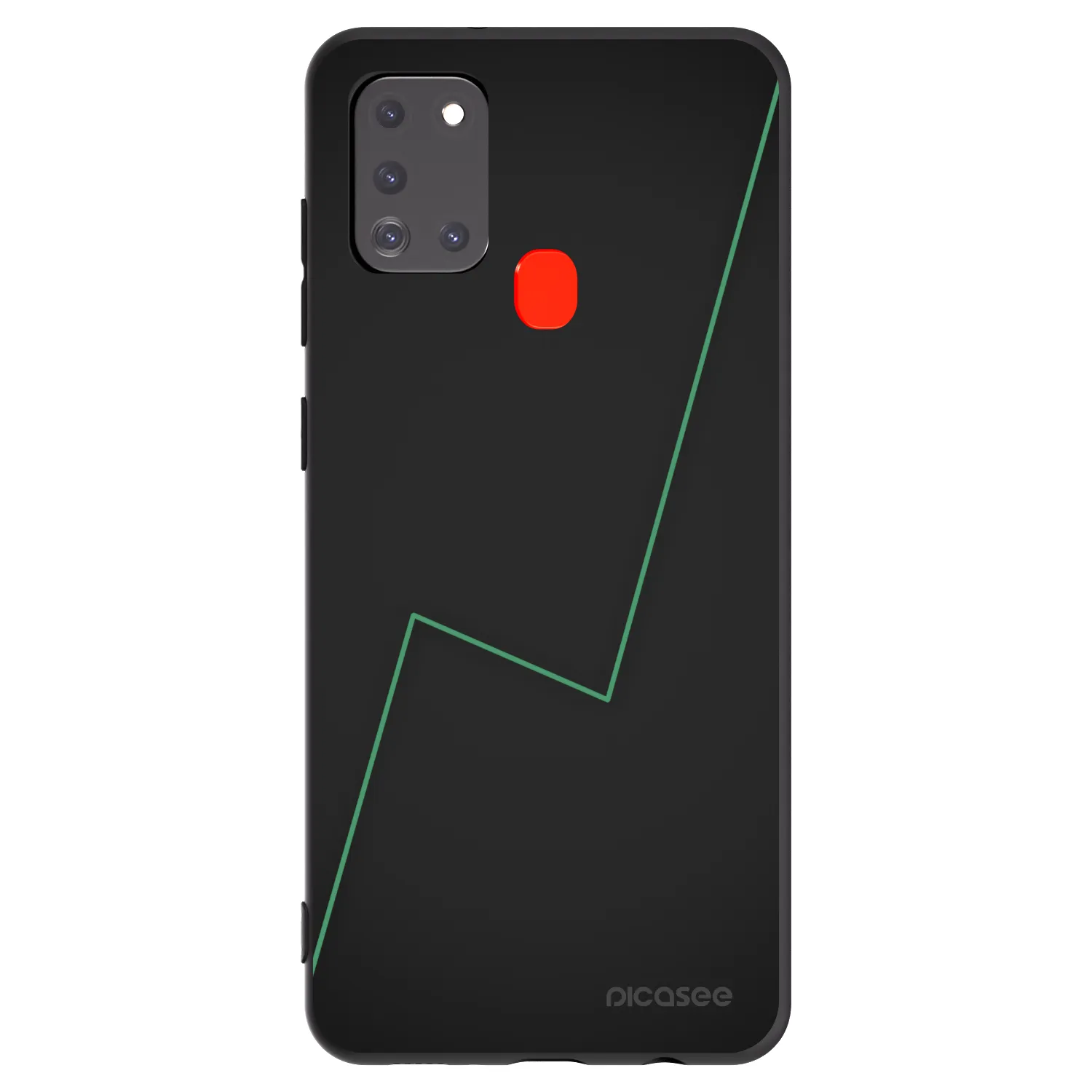 Picasee silikónový čierny obal pre Samsung Galaxy A21s - Consistency