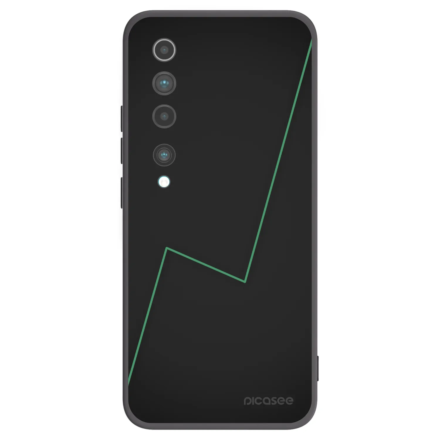 Picasee silikónový čierny obal pre Xiaomi Mi 10 - Consistency