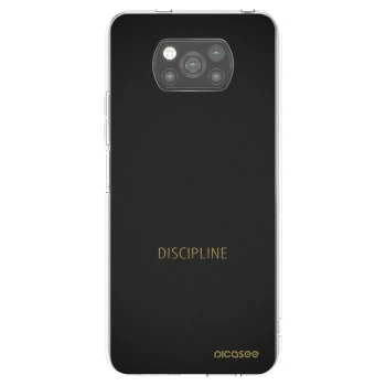 Picasee silikónový čierny obal pre Xiaomi Poco X3 - Discipline