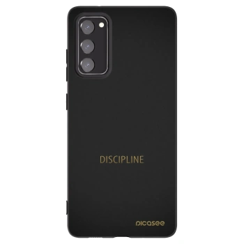 Picasee silikónový čierny obal pre Samsung Galaxy S20 FE - Discipline