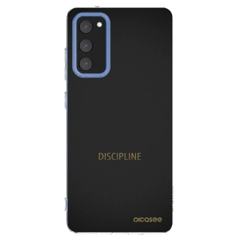 Picasee silikónový prehľadný obal pre Samsung Galaxy S20 FE - Discipline