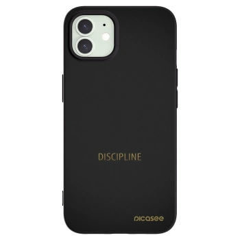 Picasee silikónový čierny obal pre Apple iPhone 12 - Discipline