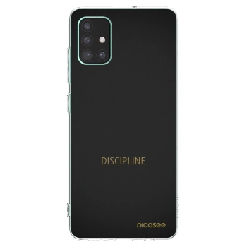 Picasee silikónový prehľadný obal pre Samsung Galaxy M51 M515F - Discipline