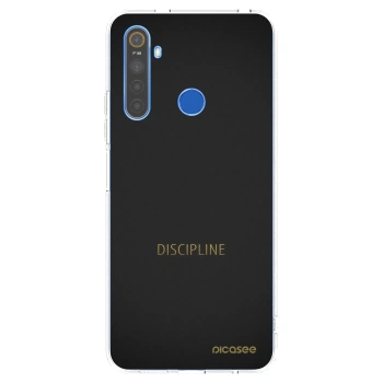 Picasee silikónový prehľadný obal pre Realme 5 - Discipline