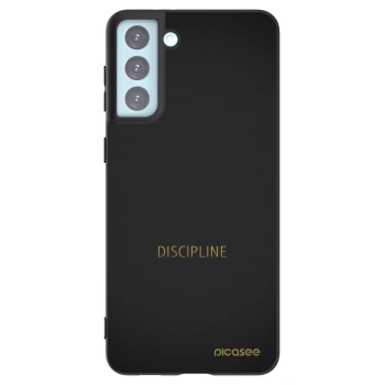 Picasee silikónový čierny obal pre Samsung Galaxy S21+ 5G G996F - Discipline