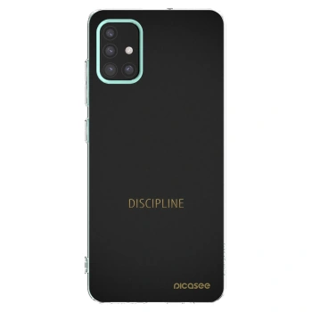 Picasee silikónový prehľadný obal pre Samsung Galaxy M31s - Discipline