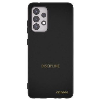 Picasee silikónový čierny obal pre Samsung Galaxy A52 5G A525F - Discipline