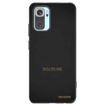 Picasee silikónový čierny obal pre Xiaomi Redmi Note 10 Pro - Discipline