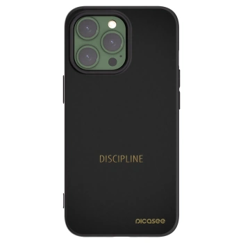 Picasee silikónový čierny obal pre Apple iPhone 13 Pro - Discipline