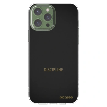 Picasee silikónový prehľadný obal pre Apple iPhone 13 Pro Max - Discipline