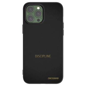 Picasee silikónový čierny obal pre Apple iPhone 13 Pro Max - Discipline