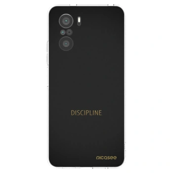 Picasee silikónový prehľadný obal pre Xiaomi Poco F3 - Discipline
