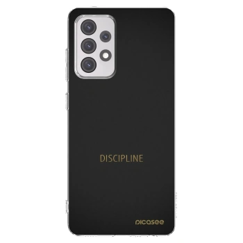 Picasee silikónový prehľadný obal pre Samsung Galaxy A52s 5G A528B - Discipline