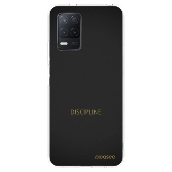 Picasee silikónový prehľadný obal pre Realme 8 5G - Discipline