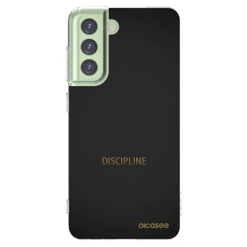 Picasee silikónový prehľadný obal pre Samsung Galaxy S21 FE 5G - Discipline